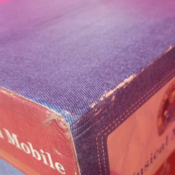 Blue Jean Teddy Bear Baby Nursery Musical Bear Duck Crib Mobile Brahms Lullaby - Picture 16 of 16